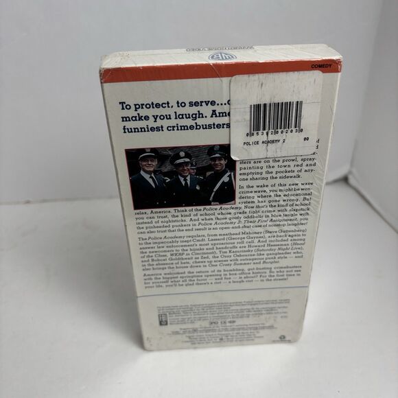 Police Academy 2 The First Assignment VHS  Tape - Brand New Factory Sealed - Picture 4 of 6